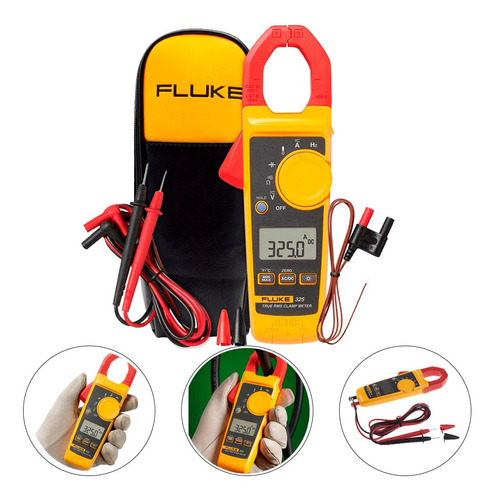 Alicate Amperimetro 400a 600v Ac/dc Cat Iii - 325 Fluke