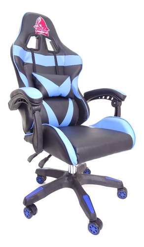 Silla Gamer Profesional Reclinable  Natpro Azul / Roja