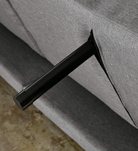 Imagen 7 de 9 de Futón Gris Moderno, Sofá Cama Con Usb Cargadores