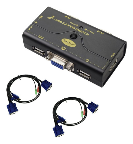 Conmutador Kvm Vga / Hdmi De 2/4 Puertos