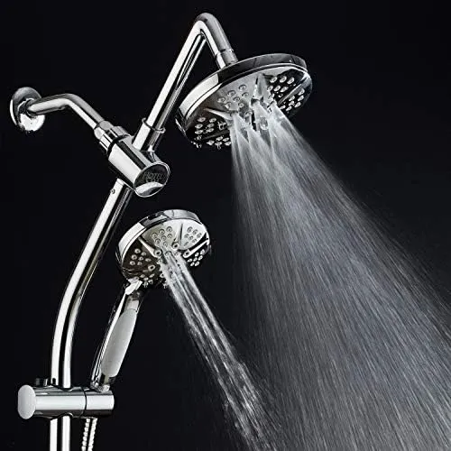 Spa Station 34 Barra Deslizante Ajustable Sin Taladros Con C