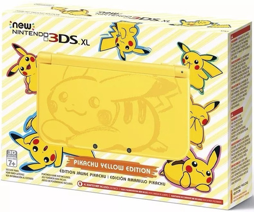 Nintendo New 3ds Xl Pikachu Yellow Edition Novo