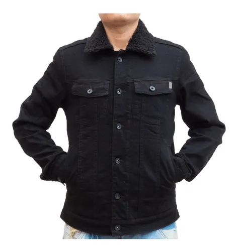 Chamarra de mezclilla con forro de borrega new arrivals