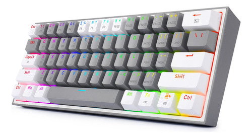Teclado Gamer Redragon Fizz Pro Wireless Sp K616 Rgb Gris