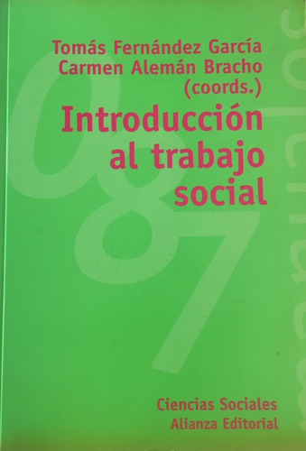 Libro Introducción Al Trabajo Social Edit. Alianza