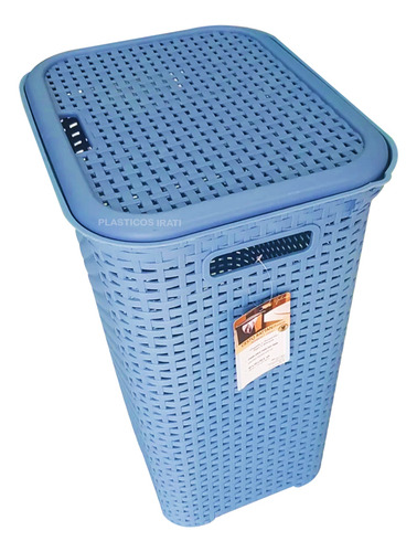4 Cestos Canasta Rattan Para Ropa Grande De Colores Con Tapa