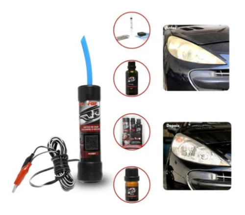 Kit Reparo De Farol Polimento Com Verniz Uv Faça Você Mesmo