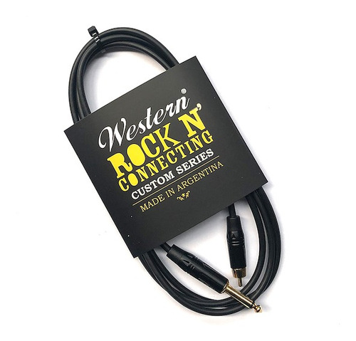 Imagen 9 de 10 de Cable Audio Rca A Plug Dorados Western Rcap15