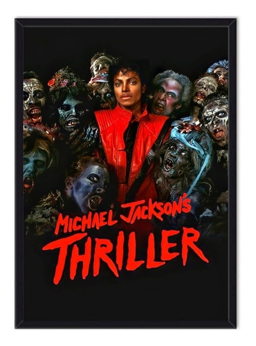 Cuadro Michael Jackson - Póster Thriller 