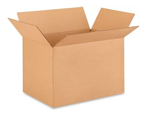 25 Cajas De Cartón Para Envíos Kraft 46 X 30 X 30 Cm