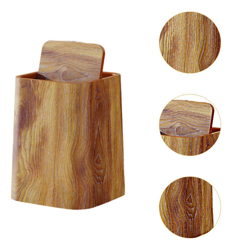Y Cubo De Basura Retro, Contenedor De Basura M Con Tapa