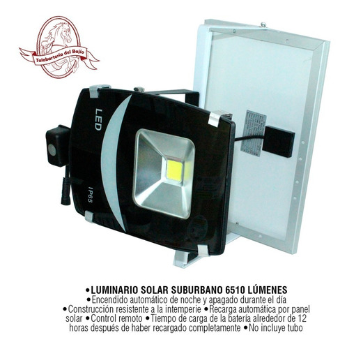Lampara Reflector Solar 48 Led Autónomo Sensor Día Noche