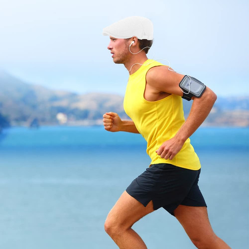 Boina Plana De Malla Transpirable Para Hombre,