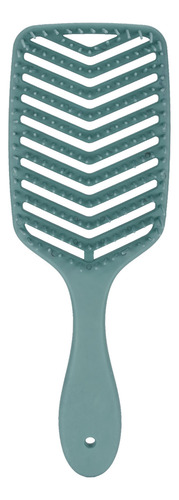 Cepillo Curvo Para Peinar El Cabello, Hueco, Desenredar En H