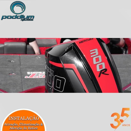 Motor De Popa Mercury 300 Hp L 4t Racing + Frete E/t Poddium