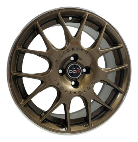 Jogo Roda Aro 17  4x100 Gol Voyage G5 G4 Bar Bronze Bicos