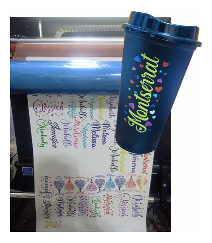 Impresión Dtf Uv Medida 58x100cm Calidad Premium Blanco