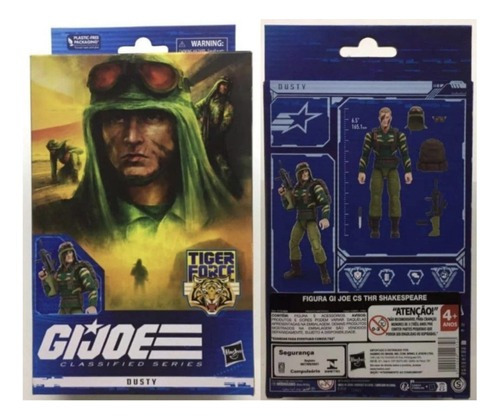 Boneco Tiger Force Dusty Classified Series G.I Joe F7731 Hasbro