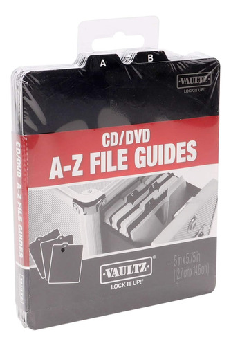 Guías De Archivos De Almacenamiento De Cd Y Dvd Vaultz A A Z
