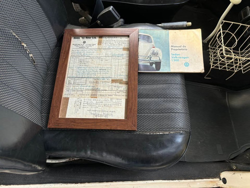 Vw Fusca 1300 1968 Com Nota Fiscal De Fabrica