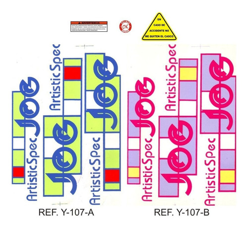 Calcomanías Jog Artistic Spec Yamaha