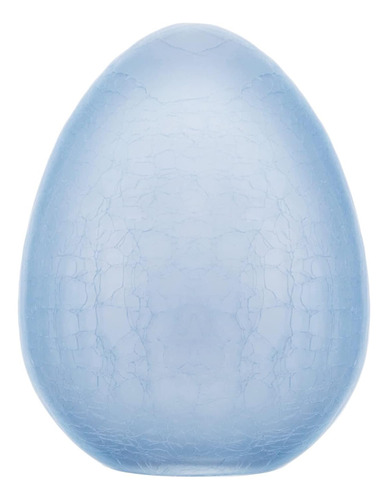 Huevos De Pascua Forma De Huevo De Cristal Azul Soplado...