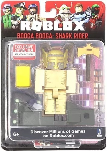 Roblox Booga Shark Rider Figura Articulada Con Accesorios 