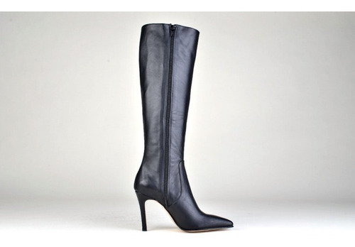 Imagen 7 de 8 de Botas Caña Alta Taco Alto De Mujer De Cuero Zaira - Ferraro