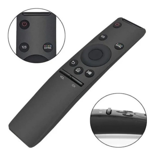Imagem 3 de 7 de Controle Remoto Universal Smart Tv 4k Samsung Pilhas Gratis