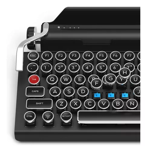 Qwerkywriter, un teclado mecánico con aspecto de máquina de escribir