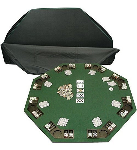 Tapete Poker Deluxe Con Funda (verde)