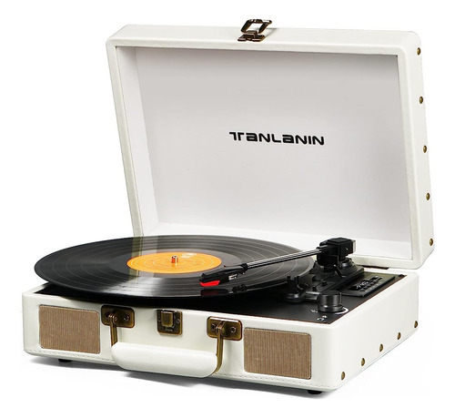 Vintage 3-speed Bluetooth Portátil Usb Maleta Record Player 