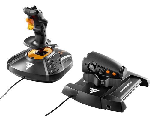 Pedales De Vuelo Thrustmaster Tfrp + Joystick T16000m Fcs