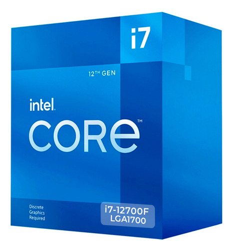 Procesador Intel Core I7-12700f 2.10 / 4.90ghz 25mb Lga1700