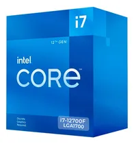 Comprar Procesador Gamer Intel Core i7-12700F BX8071512700F De 12 Núcleos Y 1.60 GHz De Frecuencia Base Sin Gráfica Integrada