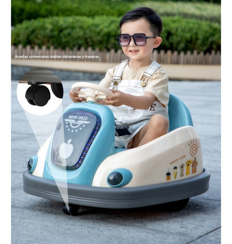 Coche De Choque Giratorio Eléctrico Con Control Remoto