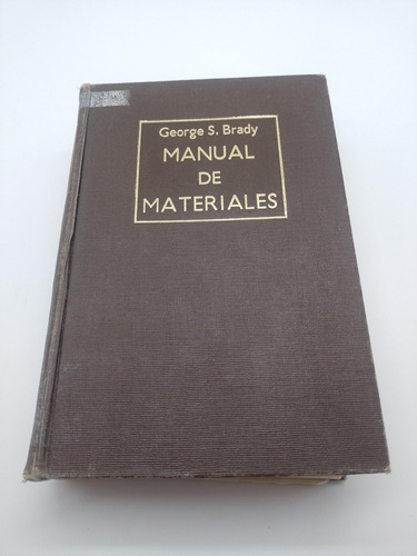 Manual De Materiales George S. Brady