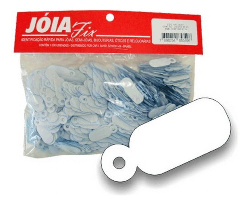 Etiqueta Brinco Jóia Fix Nº15 23x8mm S/linha 1000 Etiquetas