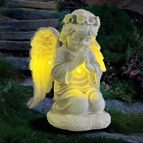 Estatuas Solares De Ángel Para Jardín, Esculturas