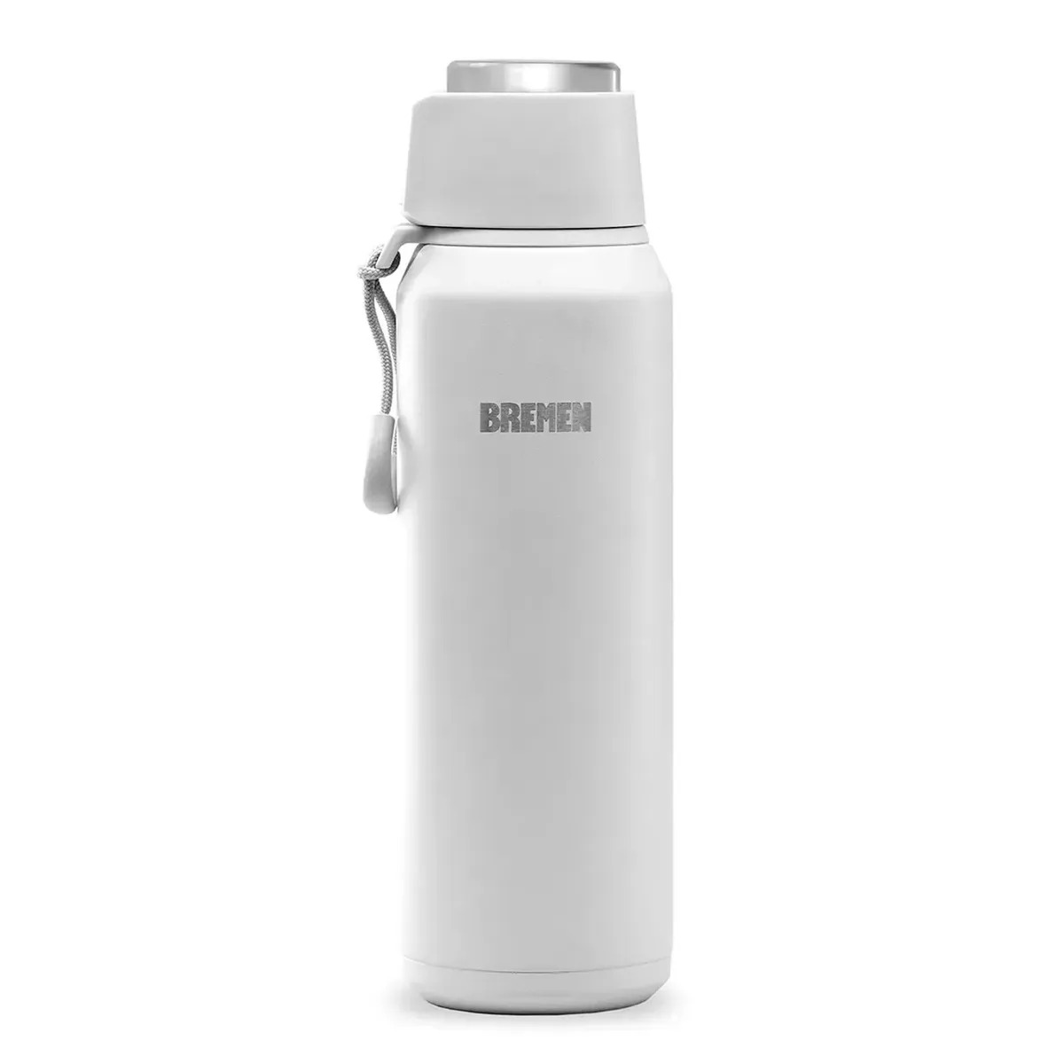 Termo Bremen 600ml Doble Pared De Acero Inoxidable Gris Dimm