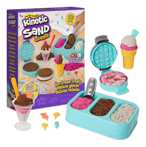 Arena Mágica Cinética Kinetic Sand Heladeria P Niños +3 Años