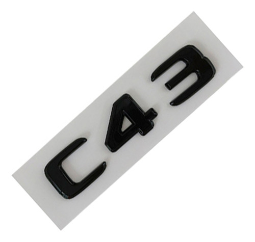 Abs Negro Insignia De Etiquetado C43 Para Mercedes Amg W204