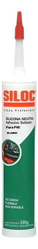 Sellador Silicona Pvc Y Carpintería Pegamento Siloc 12un