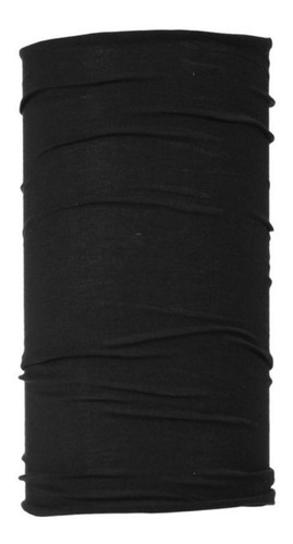 Imagen 2 de 3 de Bandana Tubular Deportiva Ciclista Runner Cubreboca Negro