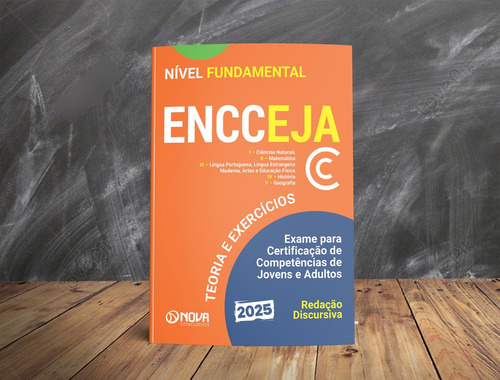 Apostila Completa Encceja 2025 - Nível Fundamental - Ensino Fundamental - Editora Nova