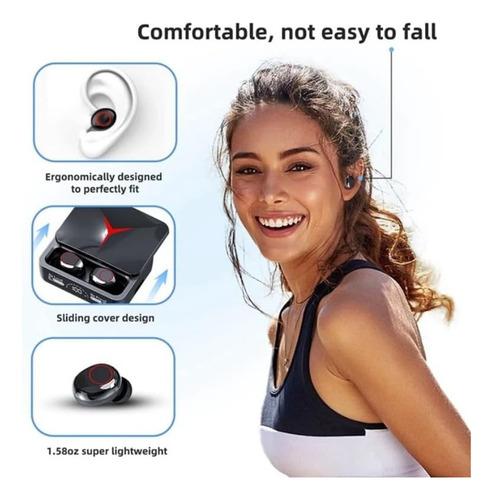 Audífonos Inalámbricos Tws Bluetooth Potentes M90pro