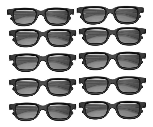 Gafas 3d Pasivas Polarizadas De 10 Piezas Para 3d Real 3d Ci