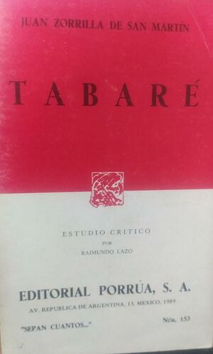 Libro Tabaré