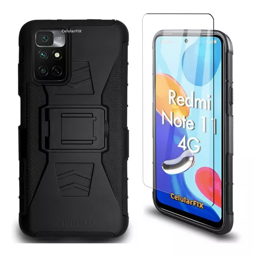 Funda Protector P/ Redmi Note 11s / Note 11, Uso Rudo + Clip