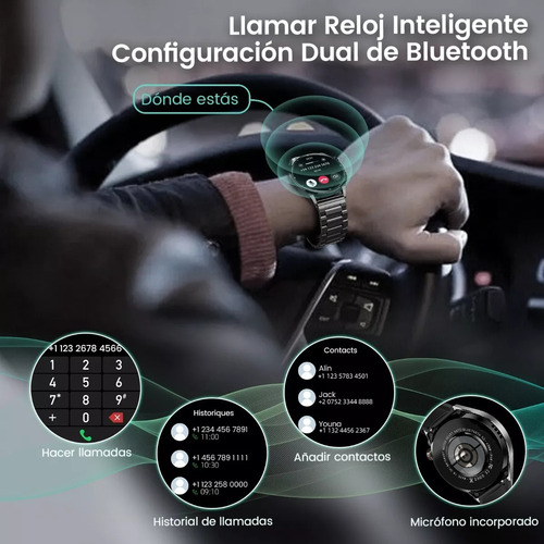 Ssb Nfc Reloj Inteligente Hombre Contestar Llamada